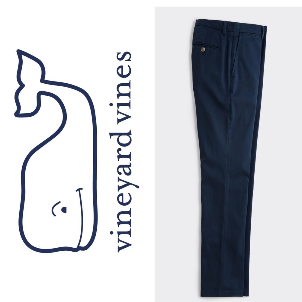 Vineyard Vines Mens breaker pants in navy 38x32